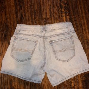 Denim shorts